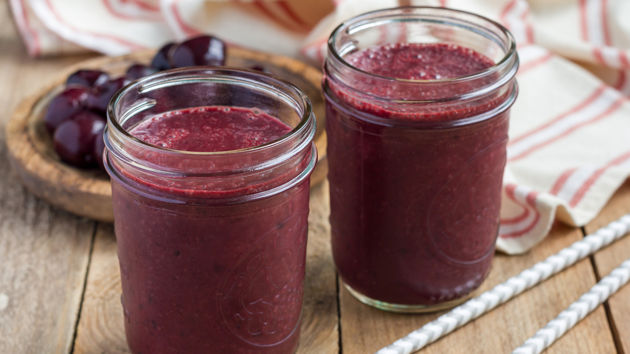 Easy Meals for Cancer Patients Cherry LimeAid Smoothie